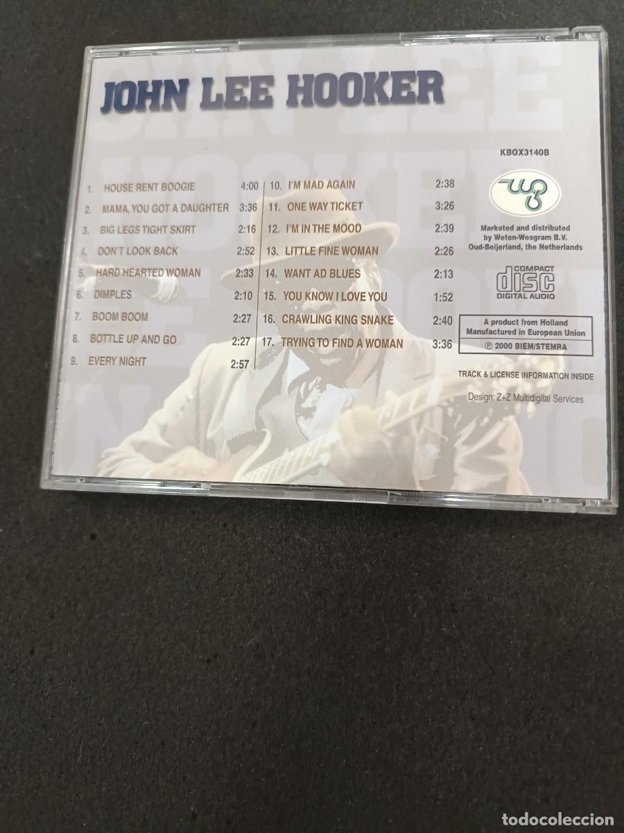 CDs de m&uacute;sica: JOHN LEE HOOKER. (HOUSE RENT BOOGIE). CD 2 - Foto 2