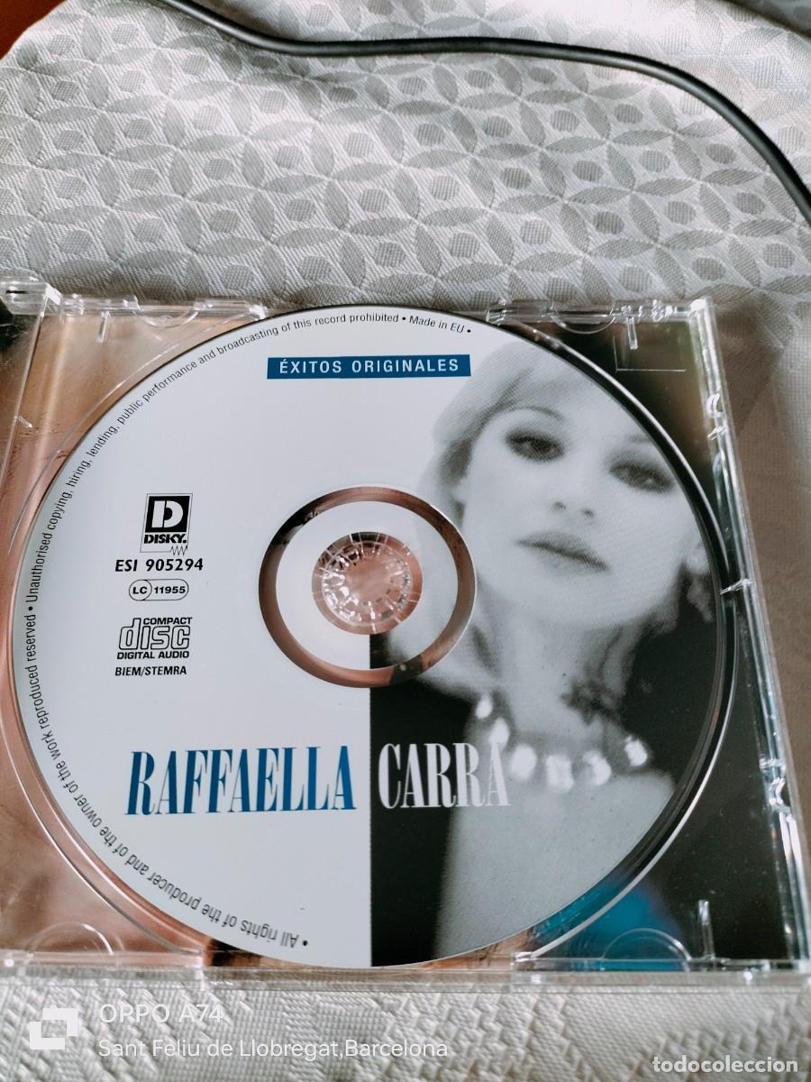 CDs de m&uacute;sica: RAR CD. RAFFAELLA CARR&Aacute;. &Eacute;XITOS ORIGINALES - Foto 2
