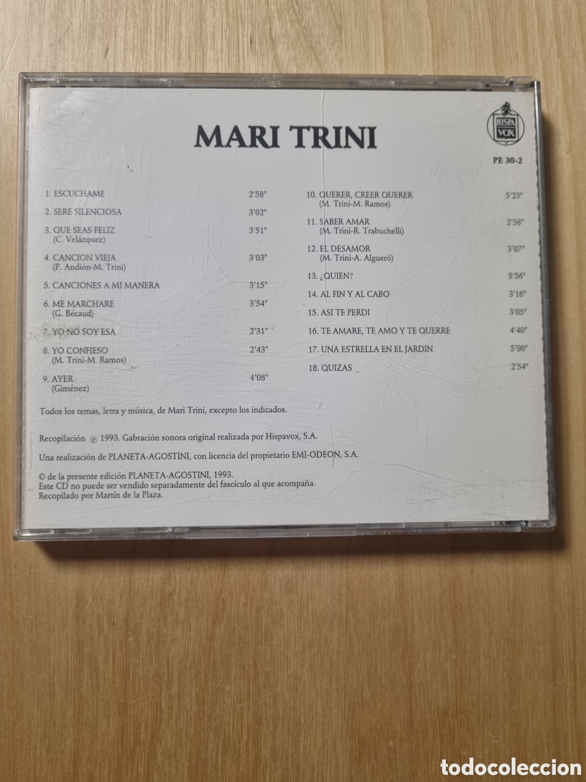 CDs de m&uacute;sica: SCD169 mari trini CD SEGUNDAMANO - Foto 2