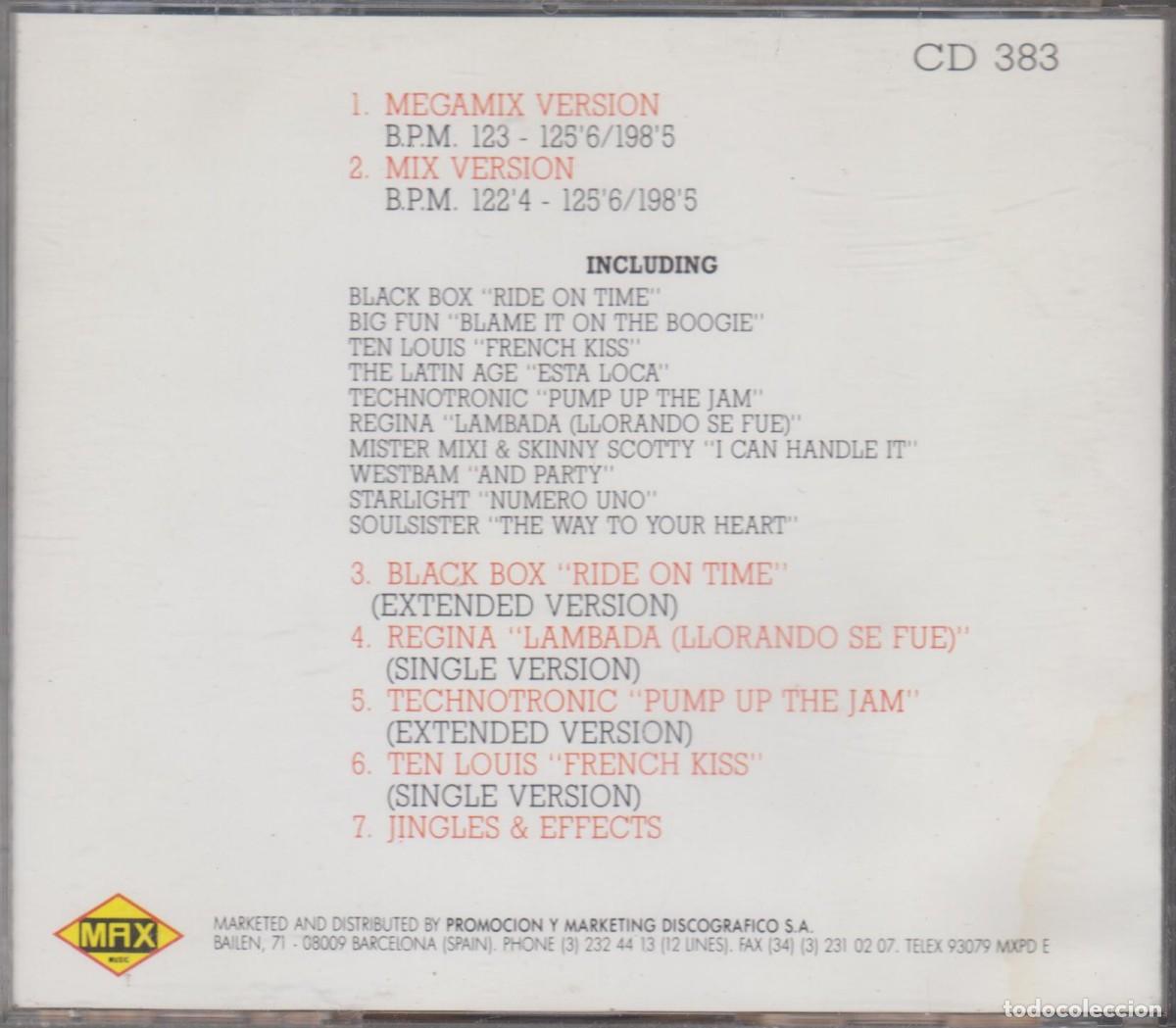 CDs de m&uacute;sica: Max Mix 9 cd 1989 Max Music - Foto 2