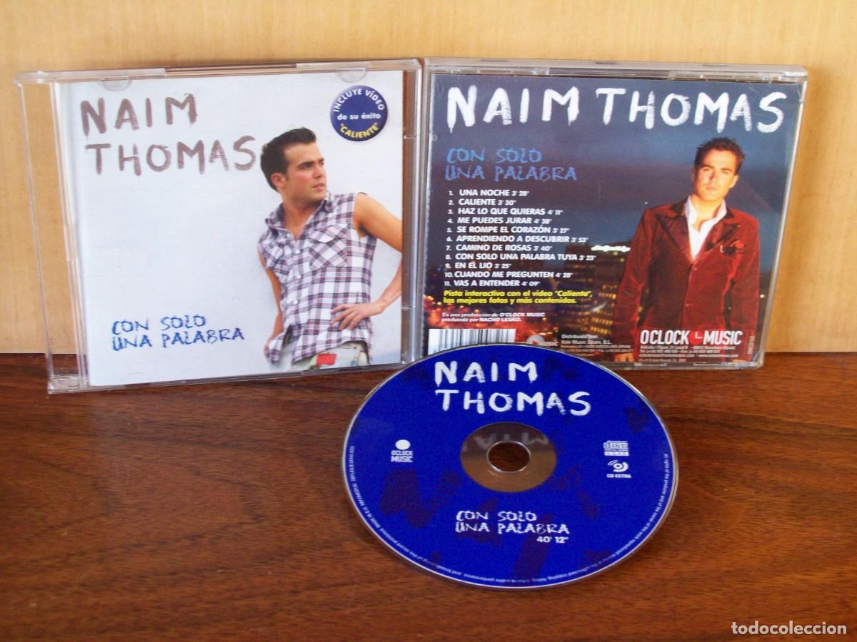 CDs de m&uacute;sica: NAIM THOMAS - CON SOLO UNA PALABRA - CD - Foto 1