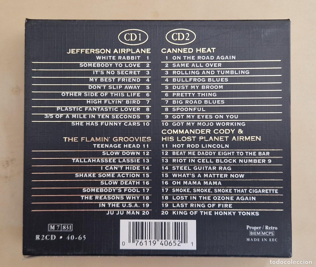 CDs de m&uacute;sica: PSYCHEDELIA SAN FRANCISCO LEGENDS 2CD 1998 RETRO EU - Foto 4