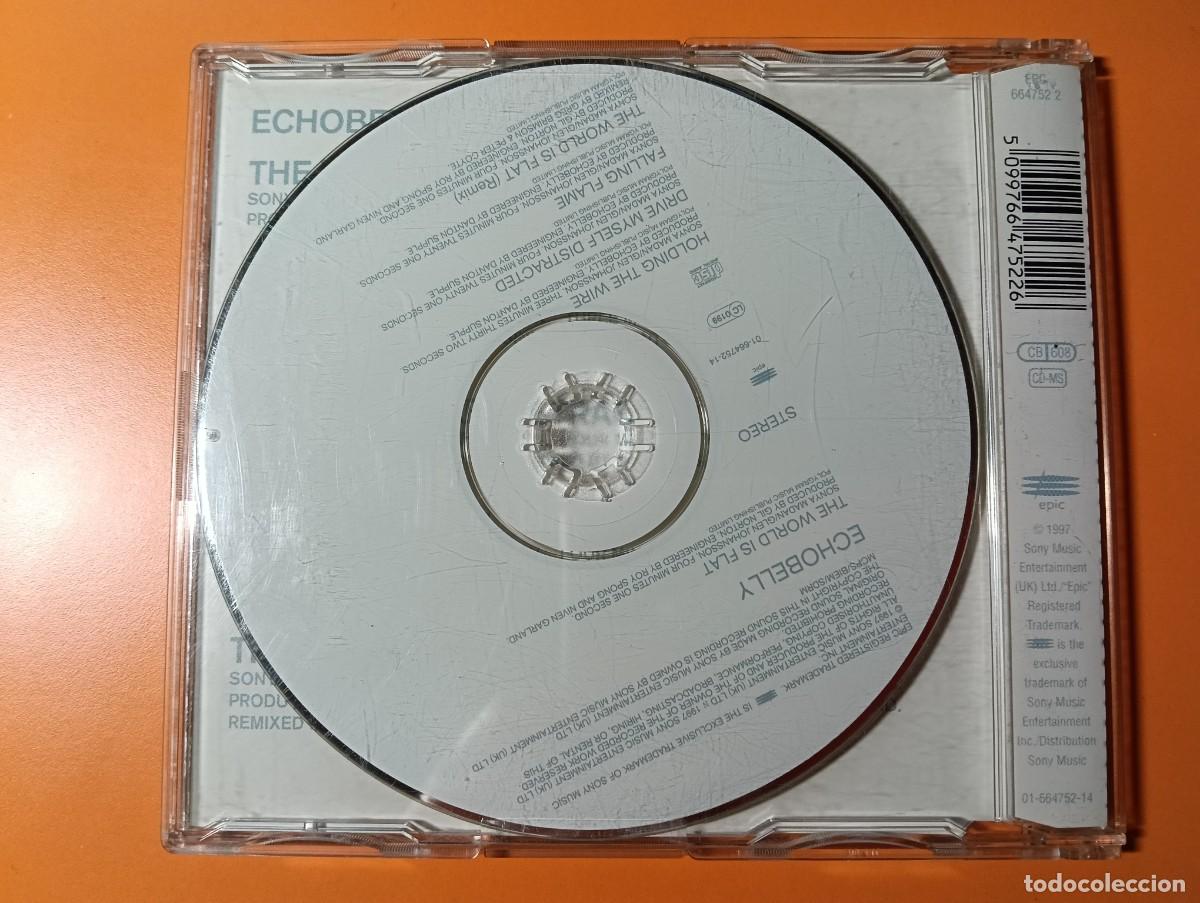 CDs de m&uacute;sica: CD SINGLE ECHOBELLY - THE WORLD IS FLAT (Epic, 1997) - Foto 2