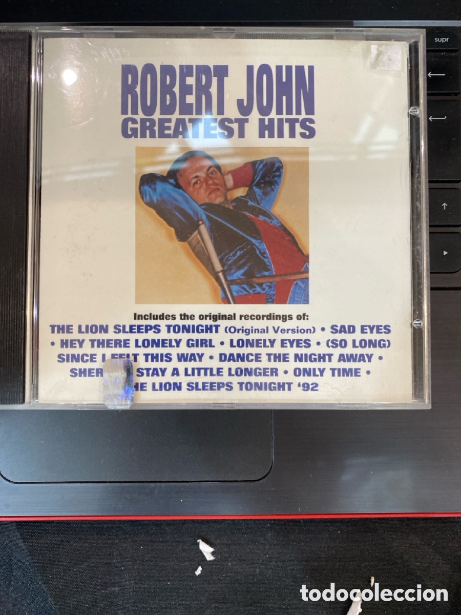 CDs de m&uacute;sica: ROBERT JOHN - GREATEST HITS CD ALBUM - Foto 1