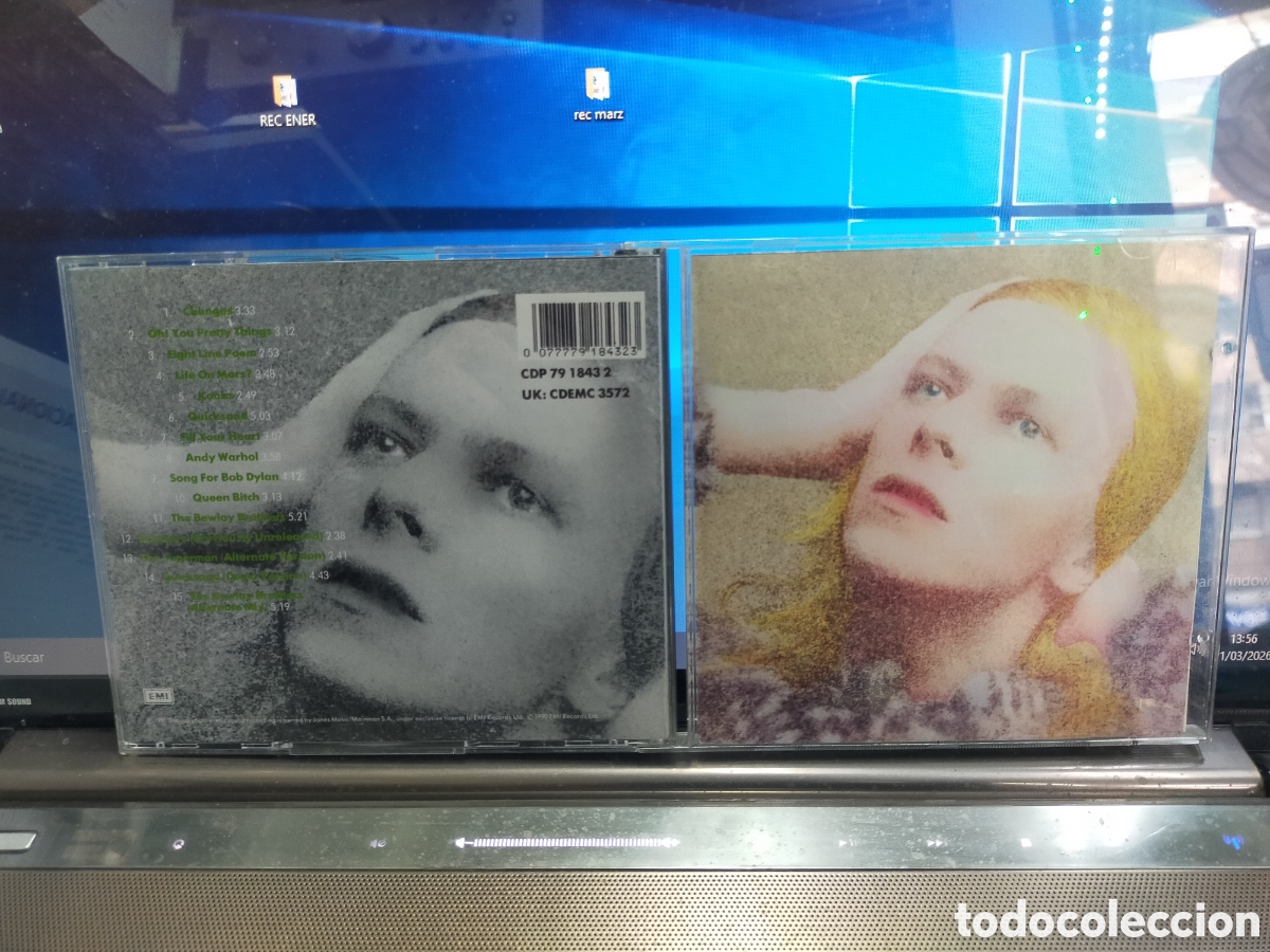 CDs de m&uacute;sica: David Bowie CD hunky Dory 1990 - Foto 1