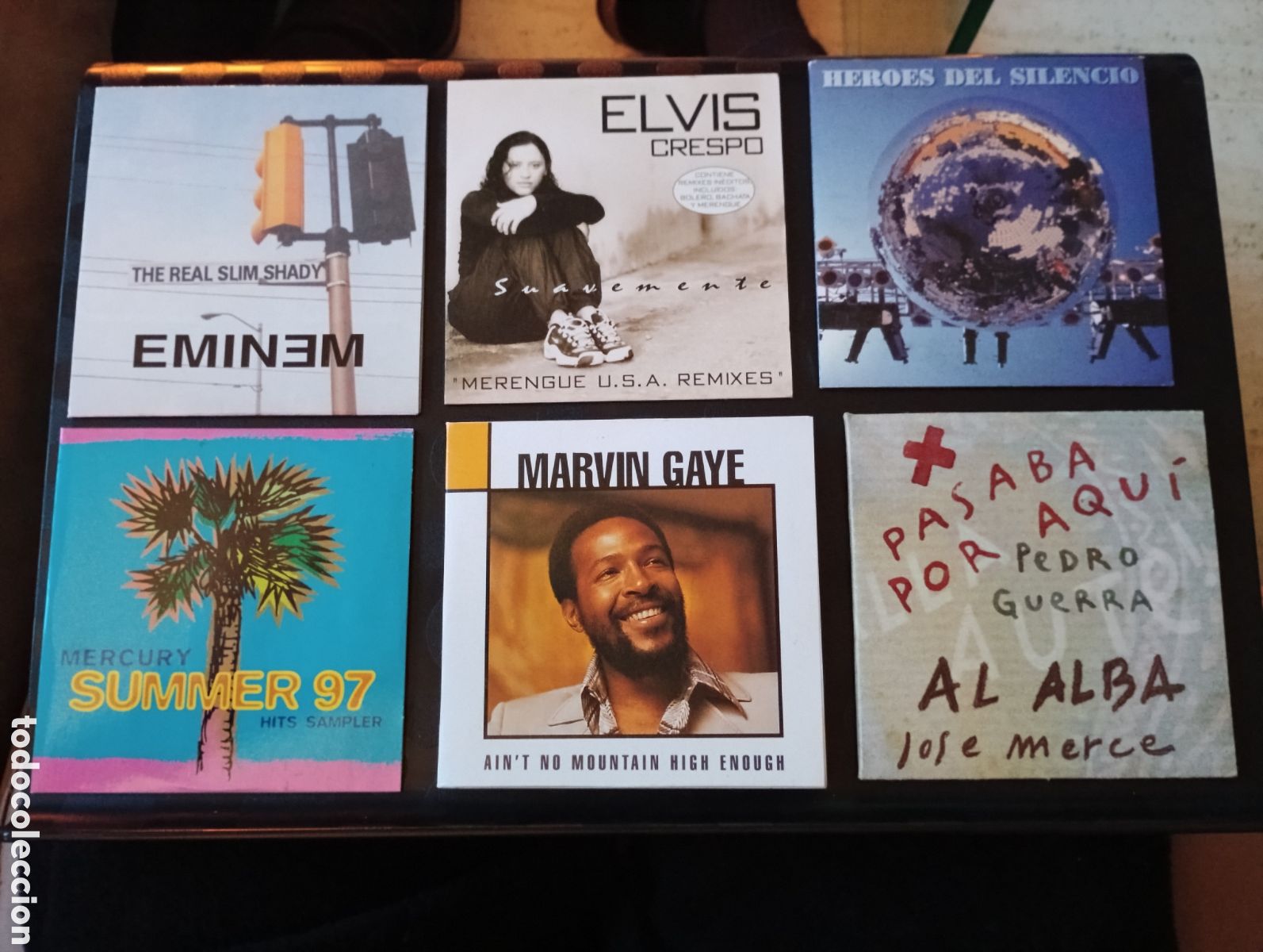 CD di Musica: Lote de 5 CDs singles y 1 CD recopilatorio en formato cart&oacute;n