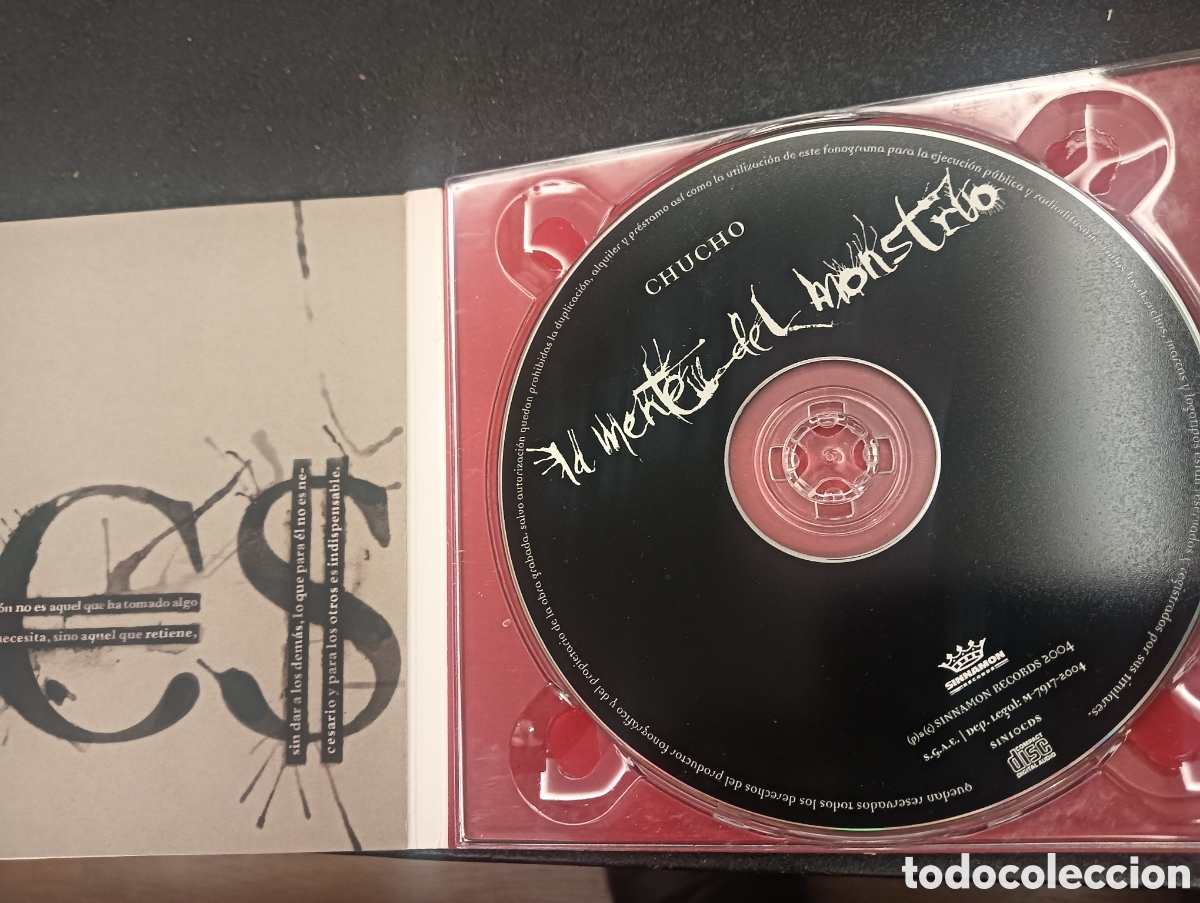 CDs de m&uacute;sica: CD - EP - Chucho - La mente del monstruo - Foto 3