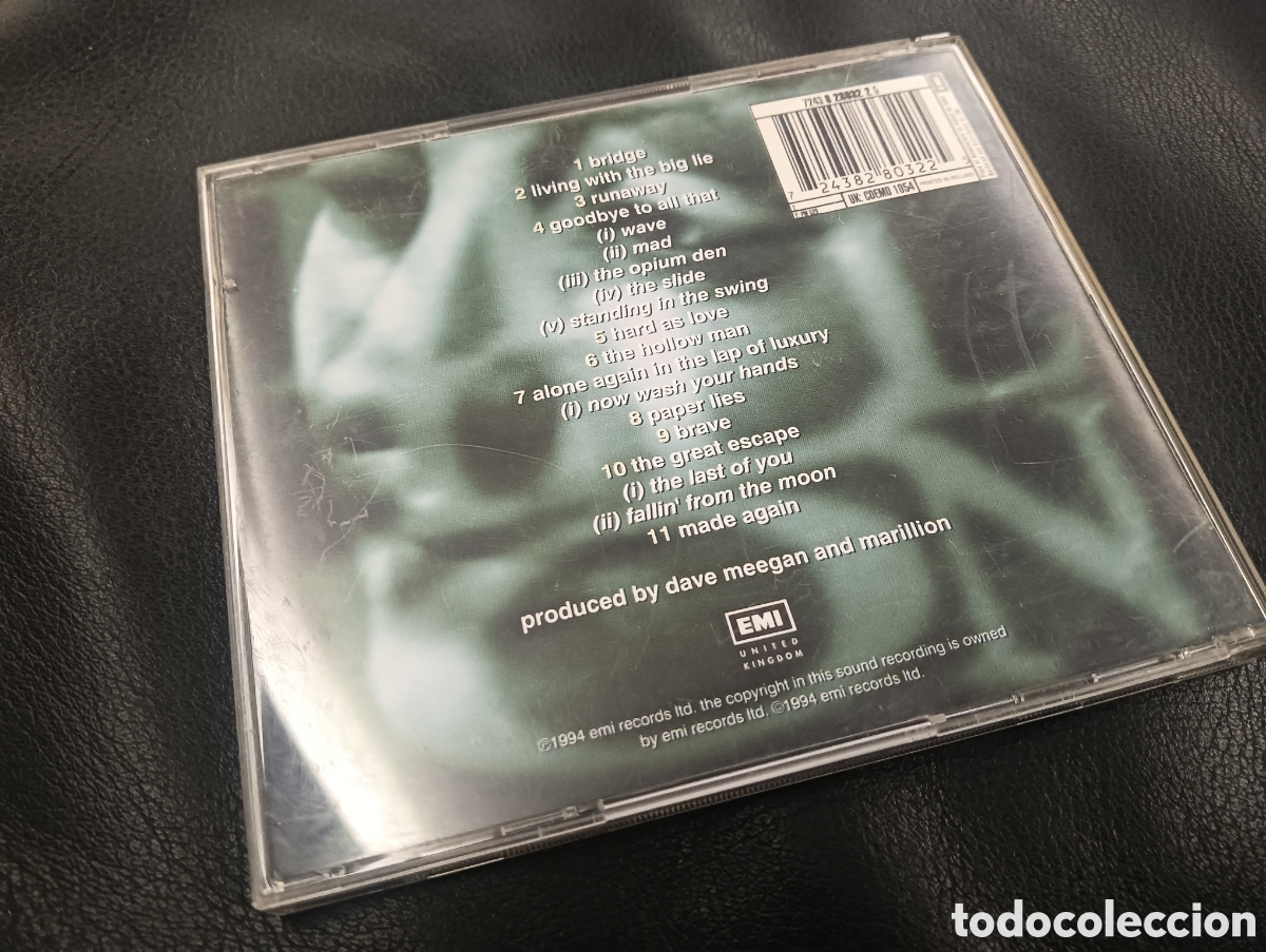 CDs de m&uacute;sica: CD - Marillion - Brave - 1994 EMI - Foto 2