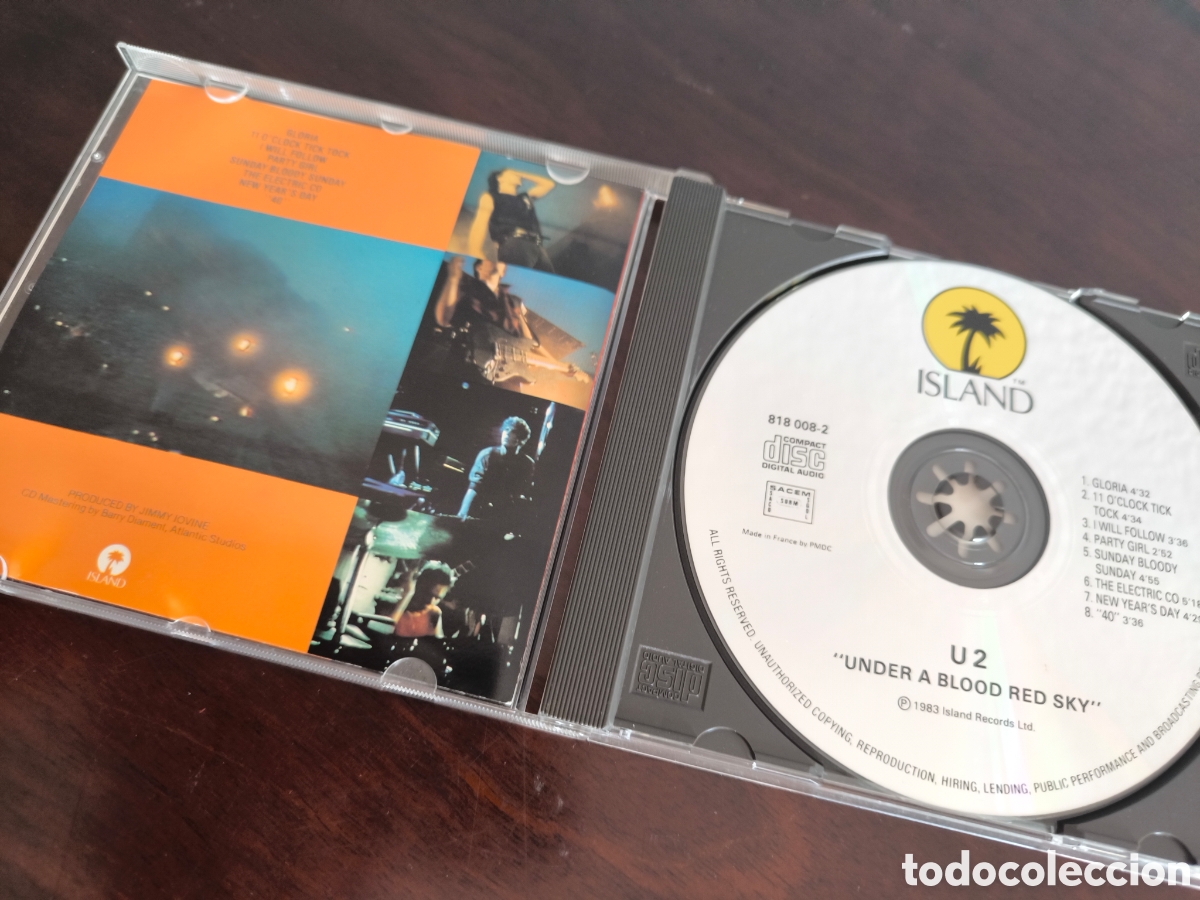 CDs de m&uacute;sica: CD U2. Live. Under Blood Red Sky - Foto 2