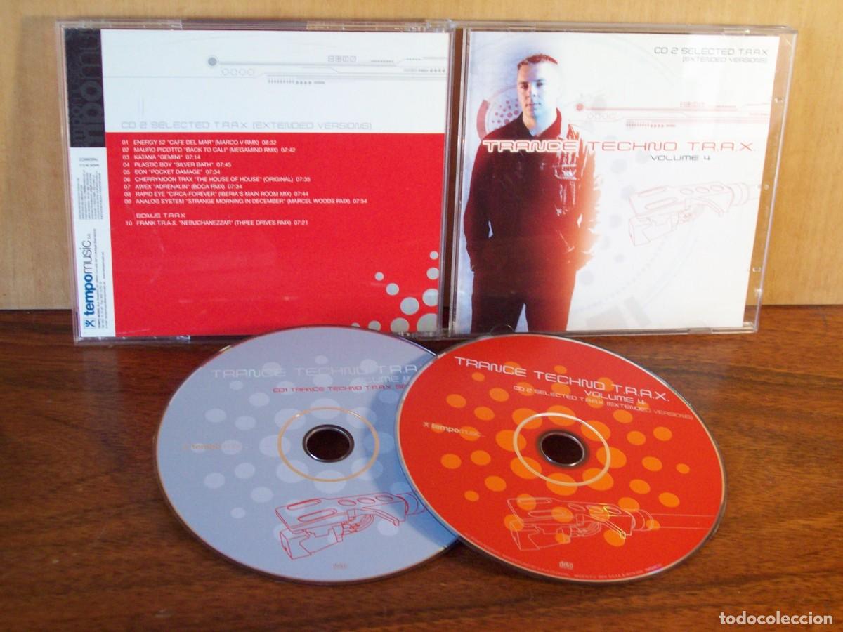 CDs de m&uacute;sica: TRANCE TECHNO TRAX VOLUMEN 4 - DOBLE CD - Foto 1