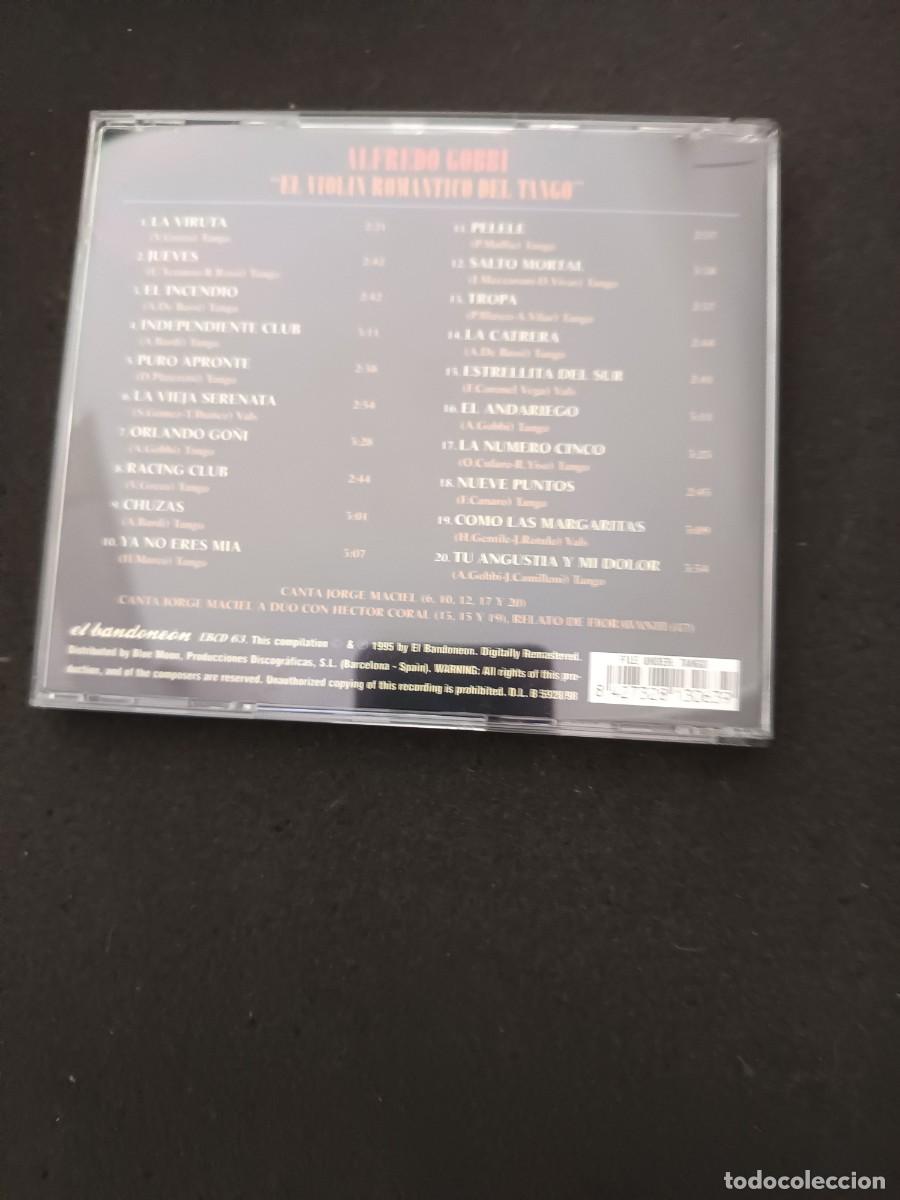 CDs de m&uacute;sica: ALFREDO GOBBI. EL VIOL&Iacute;N ROM&Aacute;NTICO DEL TANGO - Foto 2