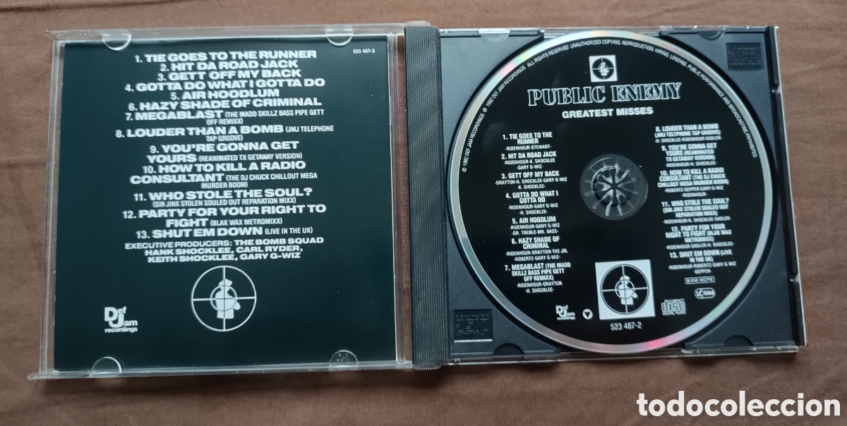 CDs de m&uacute;sica: Public Enemy - Greatest Misses. - Foto 3