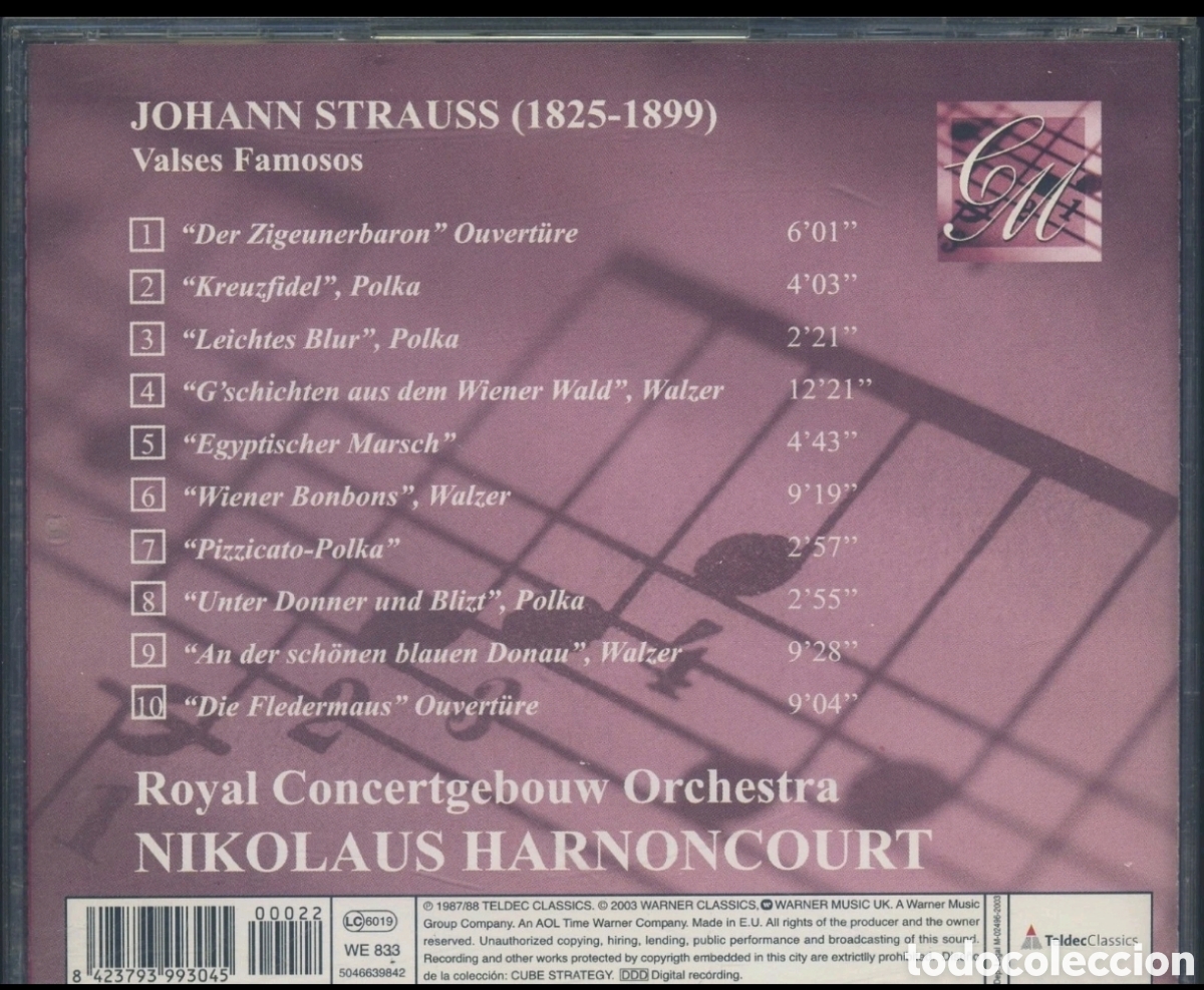 CDs de m&uacute;sica: Strauss valses famosos - Foto 2