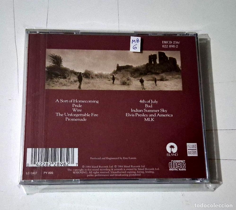 CDs de m&uacute;sica: U2 &rdquo;THE UNFORGETTABLE FIRE&rdquo; CD 10 TRACKS - Foto 2