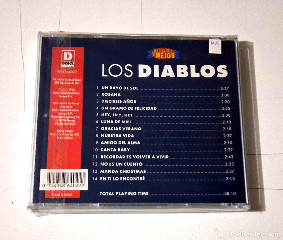 CDs de m&uacute;sica: LOS DIABLOS &rdquo;SIMPLEMENTE LO MEJOR&rdquo; CD 14 TRACKS - Foto 2