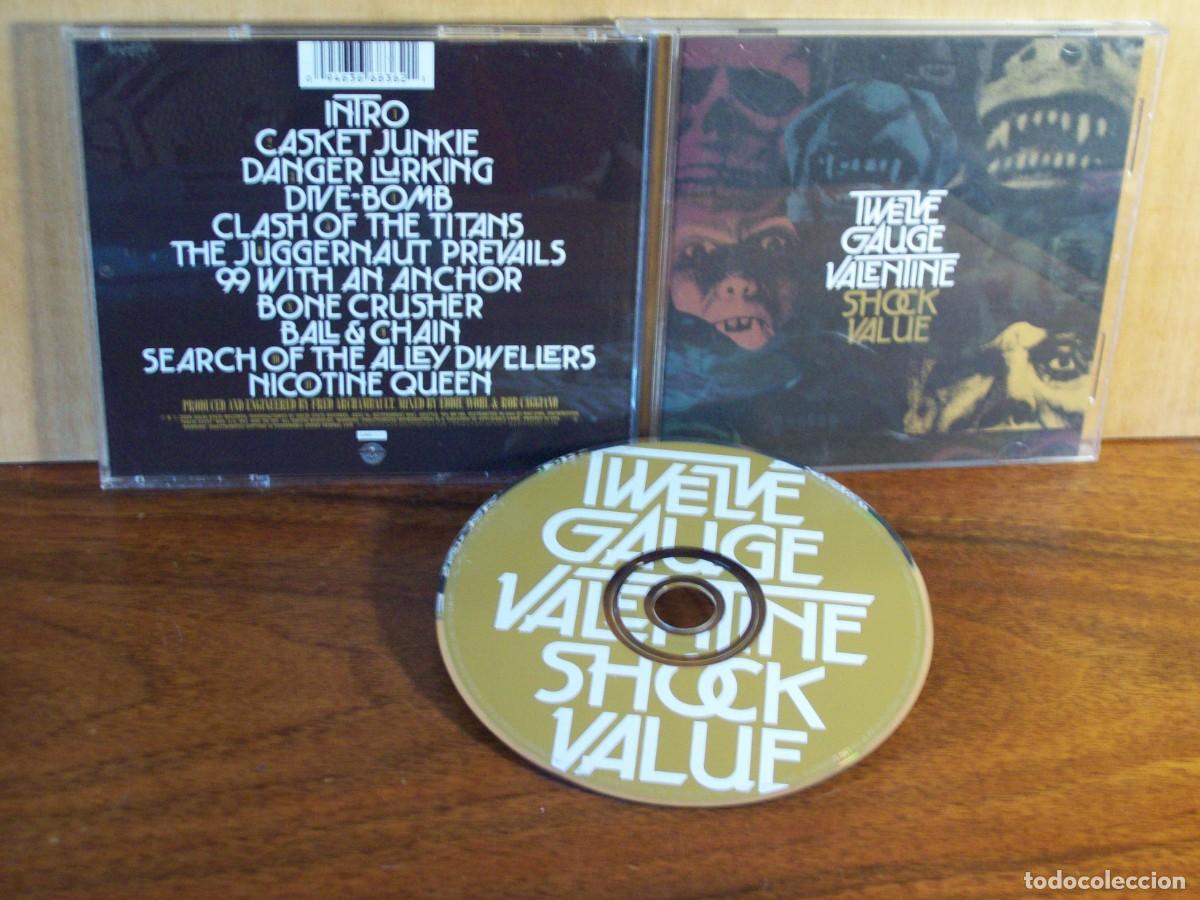 CDs de m&uacute;sica: TWELVE GAUGE VALENTINE - SHOCK VALUE - CD - Foto 1