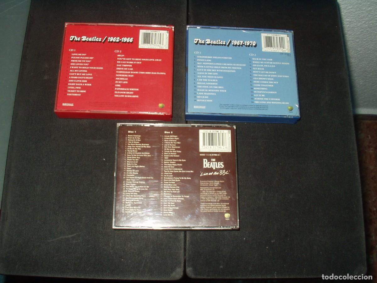 CDs de m&uacute;sica: LOTE 3 CDS DOBLES BEATLES - Foto 2