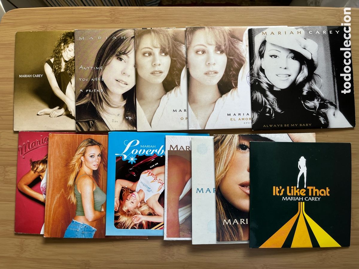 CDs de M&uacute;sica: MARIAH CAREY. Without you. Anytime you need a friend. Open arms. El amor que so&ntilde;&eacute;... (12 cds single)