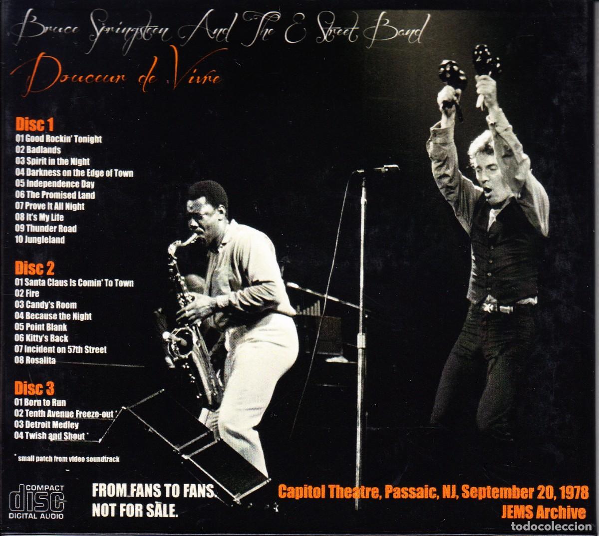 CDs de m&uacute;sica: BRUCE SPRINGSTEEN. DOUCEUR DE VIVRE. 3 CD. - Foto 2