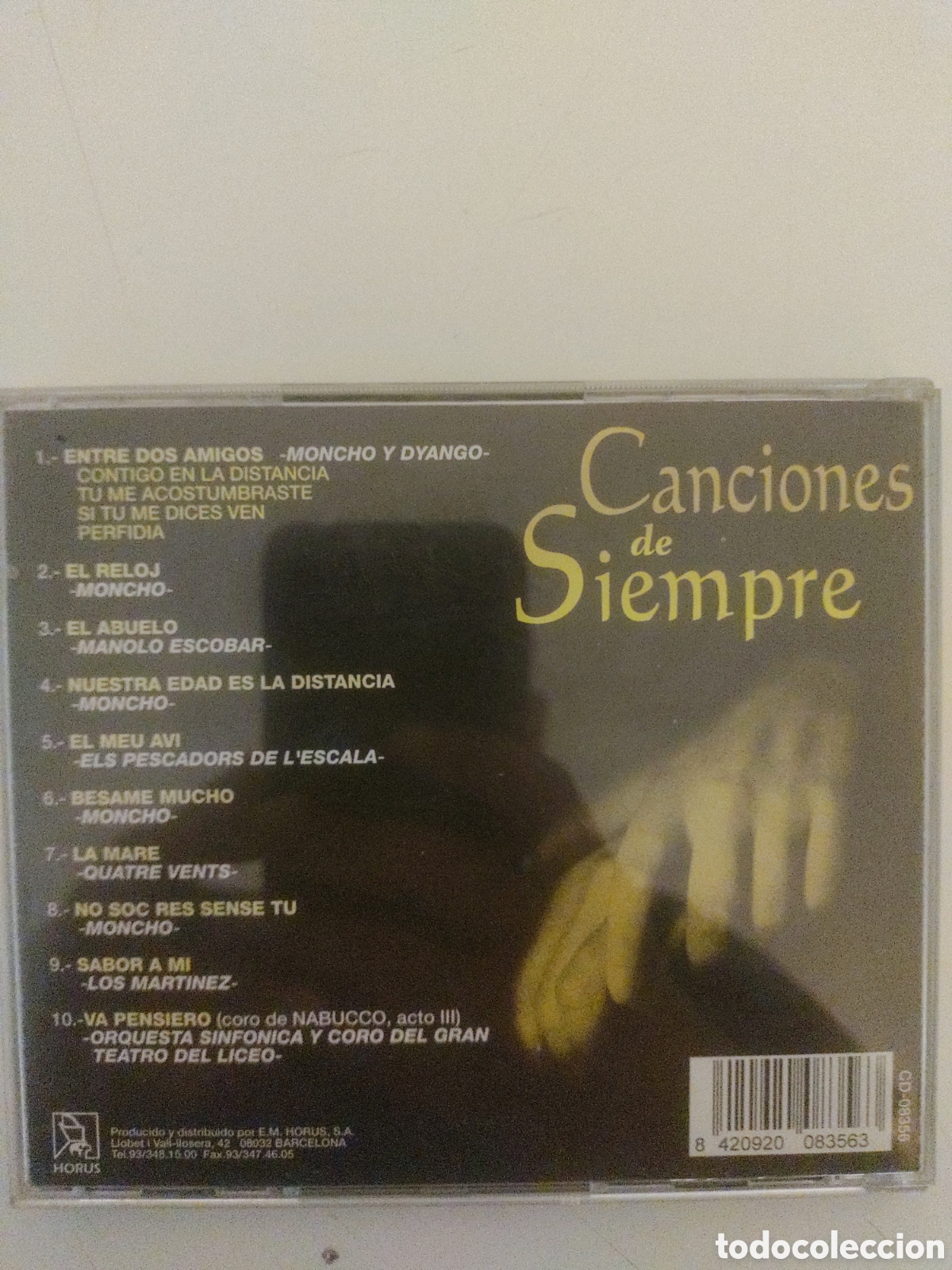 CDs de m&uacute;sica: CD Musica Canciones De Siempre - Foto 2