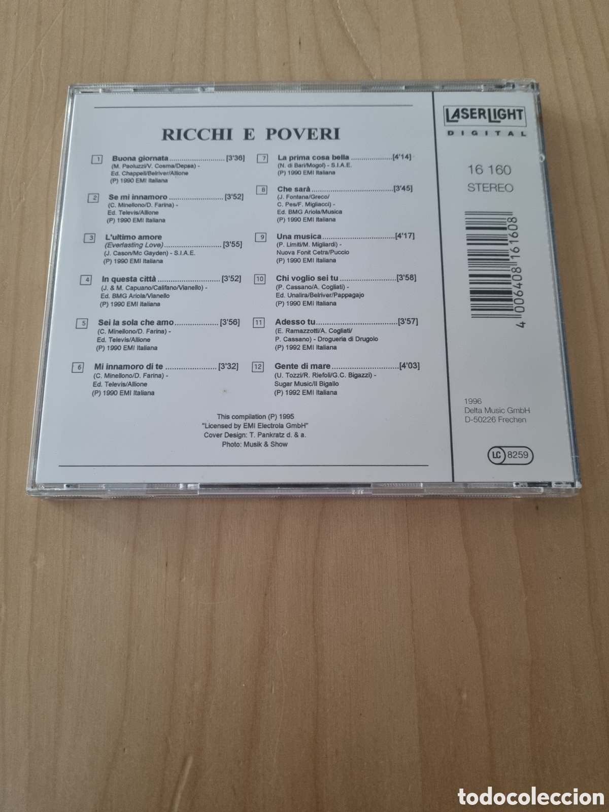 CDs de m&uacute;sica: SCD170 ricchi e poveri CD SEGUNDAMANO - Foto 2