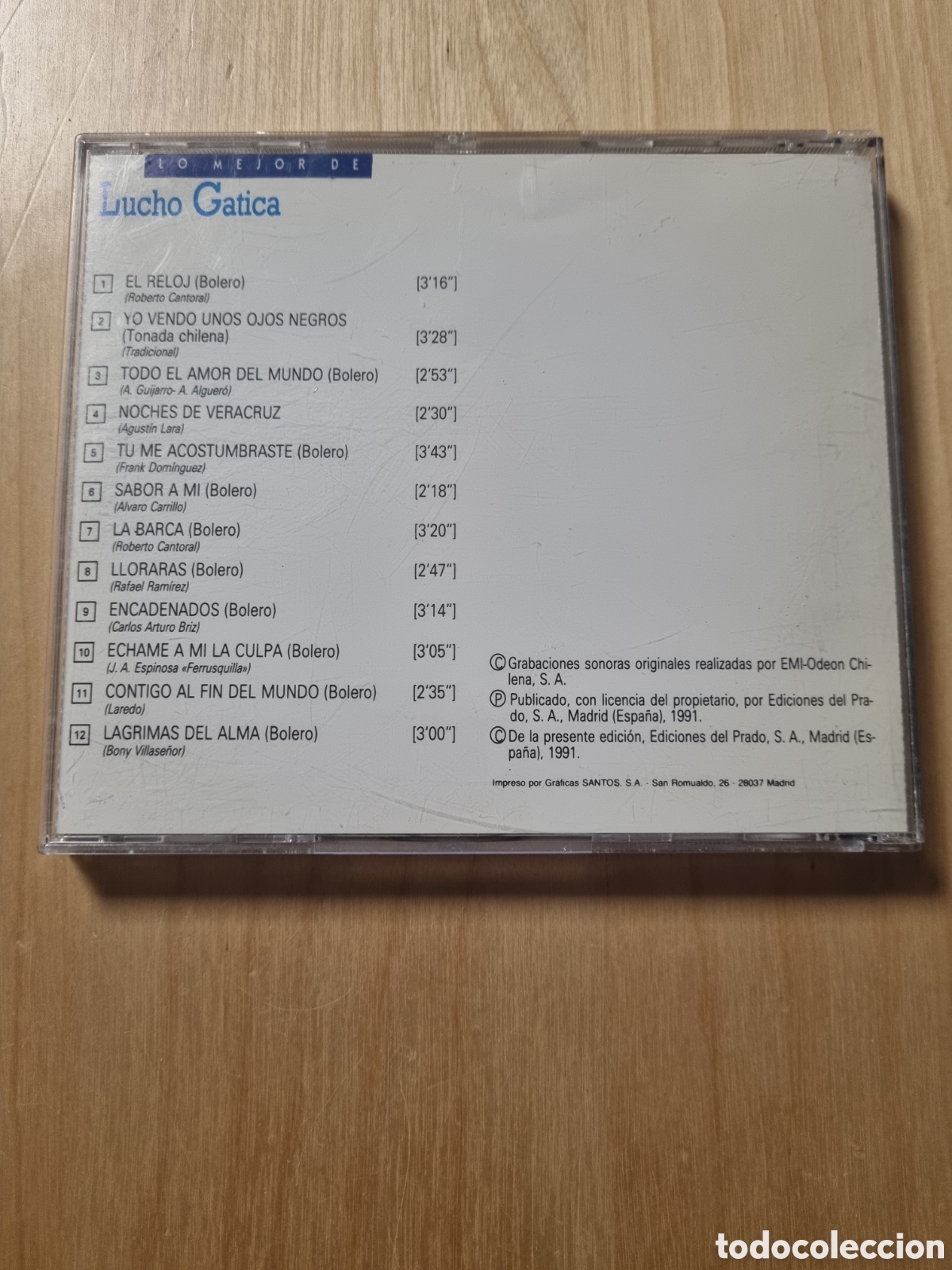CDs de m&uacute;sica: SCD169 lucho gatica CD SEGUNDAMANO - Foto 2
