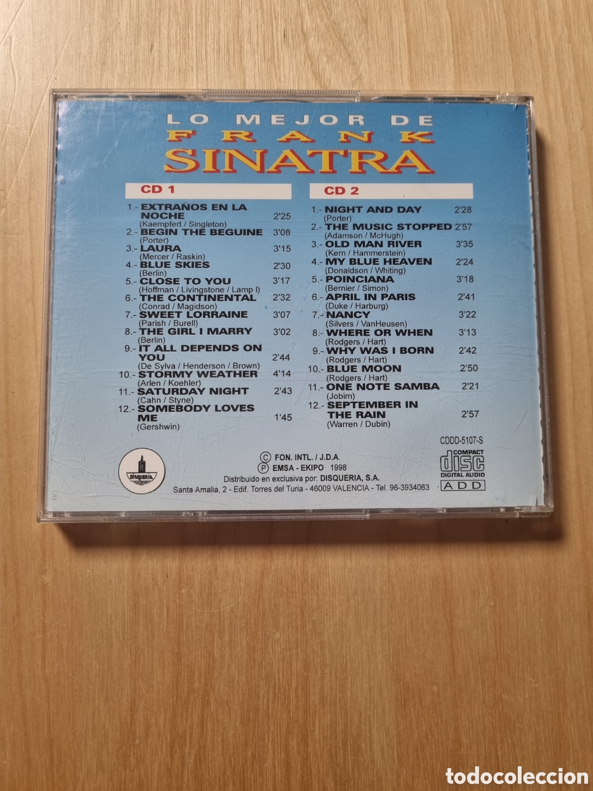 CDs de m&uacute;sica: SCD155 frank sinatra CD SEGUNDAMANO - Foto 2