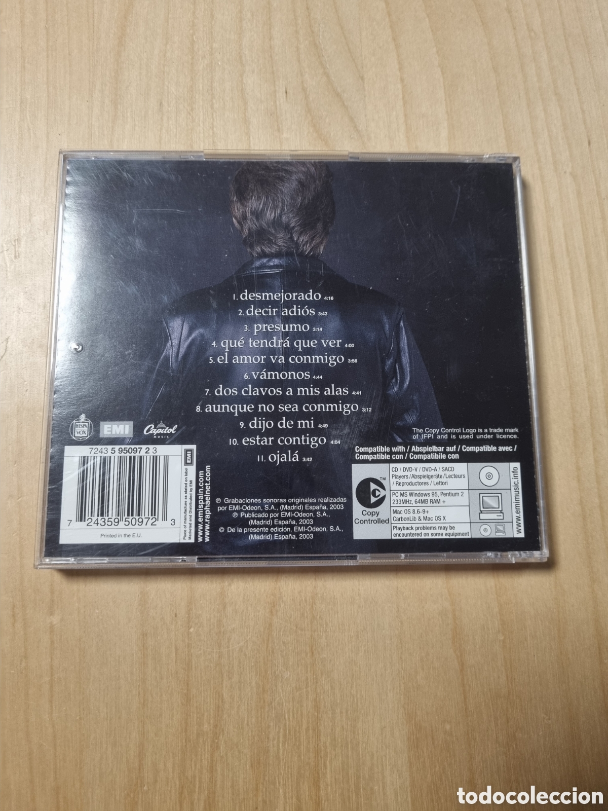 CDs de m&uacute;sica: SCD54 raphael de vuelta CD SEGUNDAMANO - Foto 2
