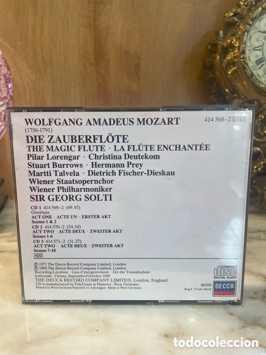 CDs de m&uacute;sica: CD la flauta m&aacute;gica. Mozart - Foto 2