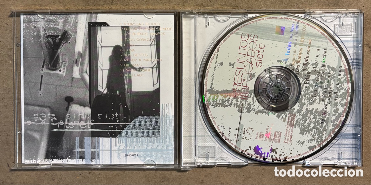 CDs de m&uacute;sica: CD. PRESUNTOS IMPLICADOS &ldquo;SIETE&rdquo; (WARNER 1997). - Foto 2