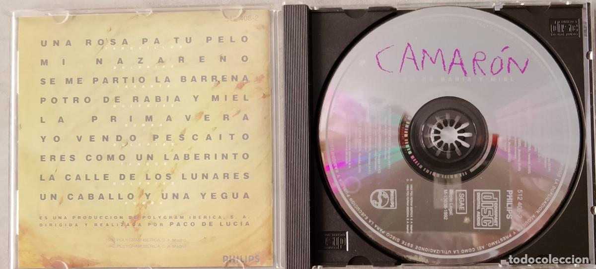 CDs de m&uacute;sica: Camar&oacute;n. Potro de rabia y miel. CD. - Foto 3