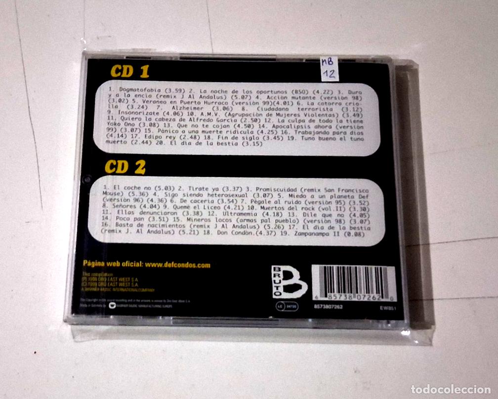 CDs de m&uacute;sica: DEF CON DOS &rdquo;DOGMATOFOBIA&rdquo; 2CD 39 TRACKS CD - Foto 2