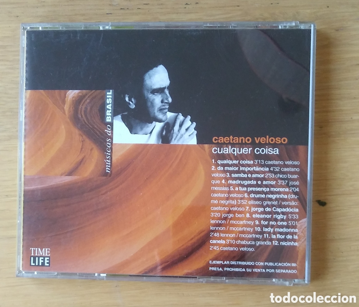 CDs de m&uacute;sica: CAETANO VELOSO: &rdquo;QUALQUER COISA&rdquo; CD - MPB - BRASIL - Foto 2