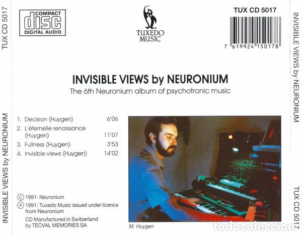 CDs de m&uacute;sica: NEURONIUM &lrm;&ndash; INVISIBLE VIEWS CD 1991 PROG EXPERIMENTAL - Foto 2