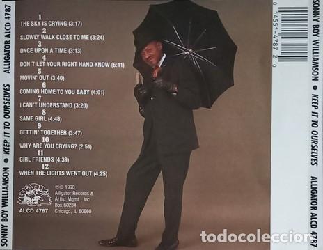 CDs de m&uacute;sica: Sonny Boy Williamson &ndash; Keep It To Ourselves - Foto 2