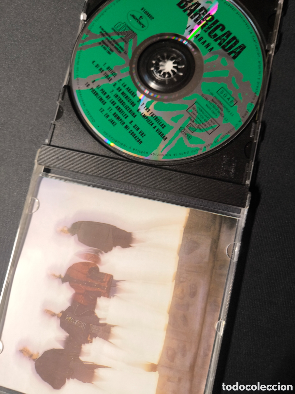 CDs de m&uacute;sica: CD Barricada. La Ara&ntilde;a. A&ntilde;o 1994 - Foto 2