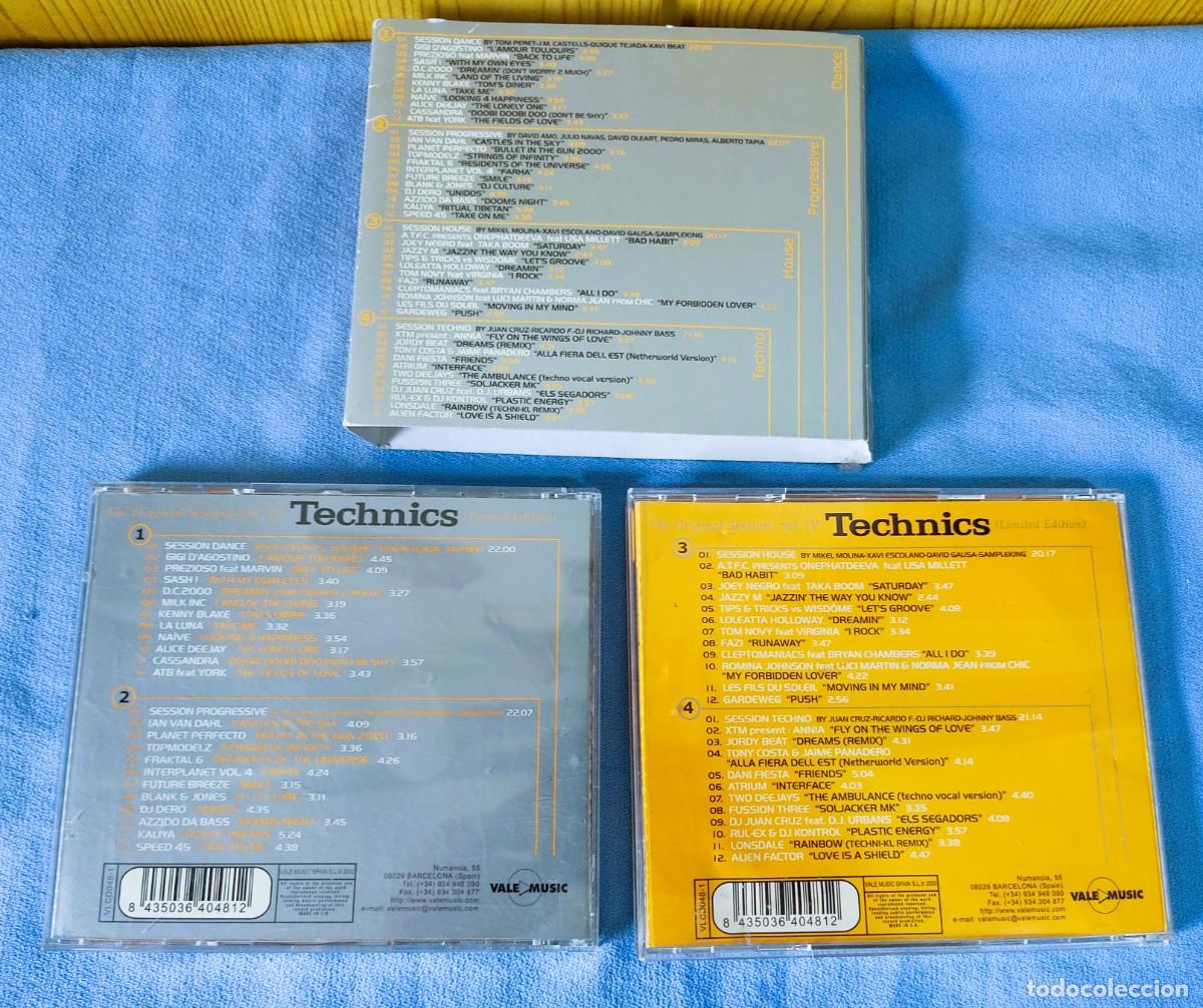 CDs de m&uacute;sica: ESTUCHE CON 4 CDS TECHNICS THE ORIGINAL SESSIONS - Foto 2