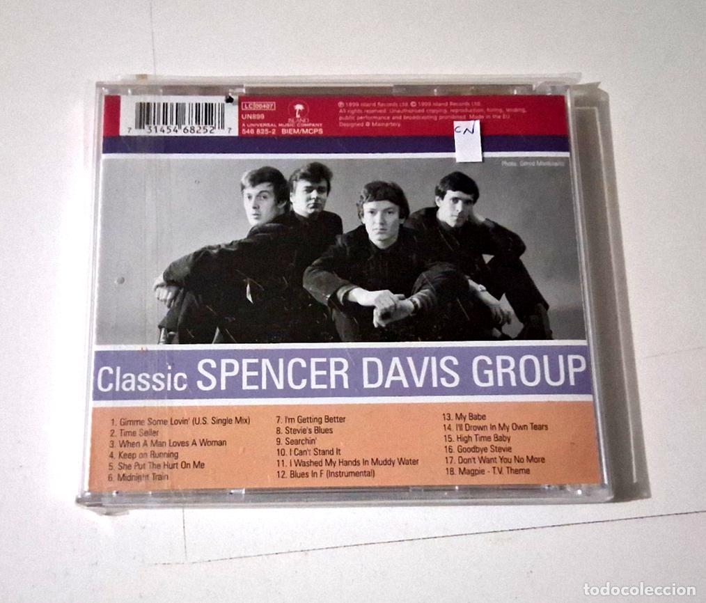 CDs de m&uacute;sica: SPENCER DAVIS GROUP &rdquo;CLASSIC&rdquo; CD 18 TRACKS COMO NUEVO - Foto 2