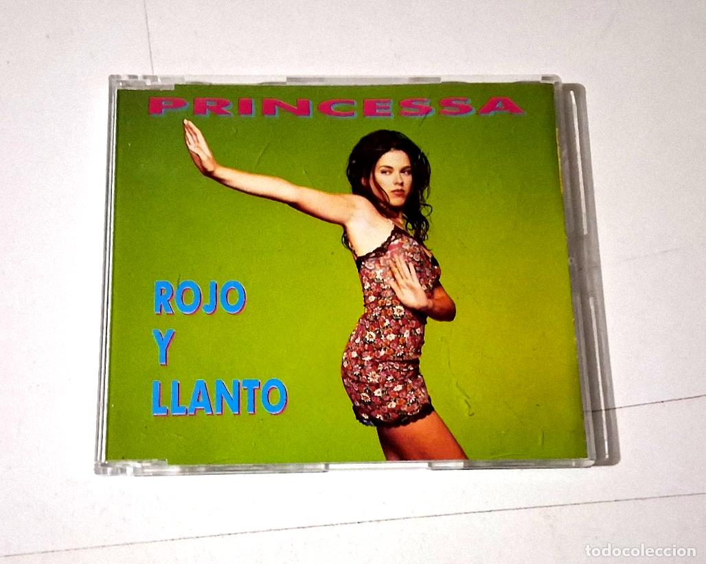 CDs de m&uacute;sica: PRINCESSA &rdquo;ROJO Y LLANTO&rdquo; CD SINGLE 4 TRACKS COMO NUEVO - Foto 1