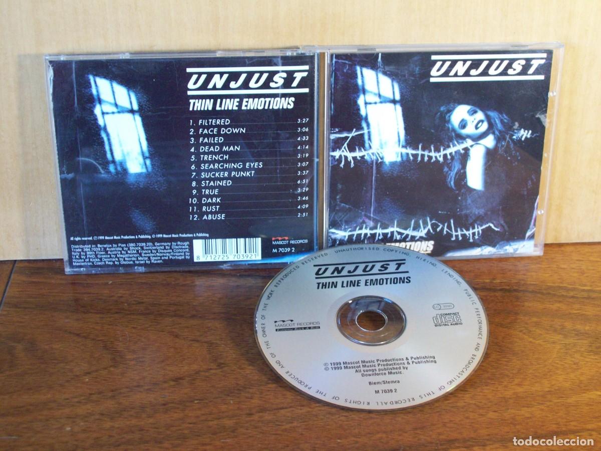 CDs de m&uacute;sica: UNJUST - THIN LINE EMOTIONS - CD - Foto 1