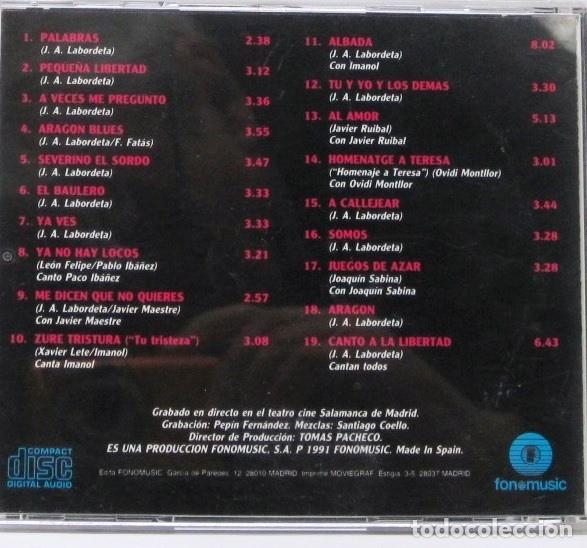 CDs de m&uacute;sica: LABORDETA - TU Y YO Y LOS DEMAS - CD - Foto 2