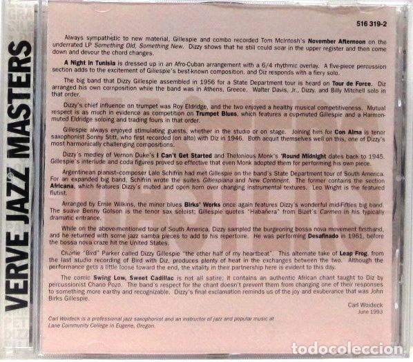 CDs de m&uacute;sica: DIZZY GILLESPIE - JAZZ MASTERS 10 - CD - Foto 2