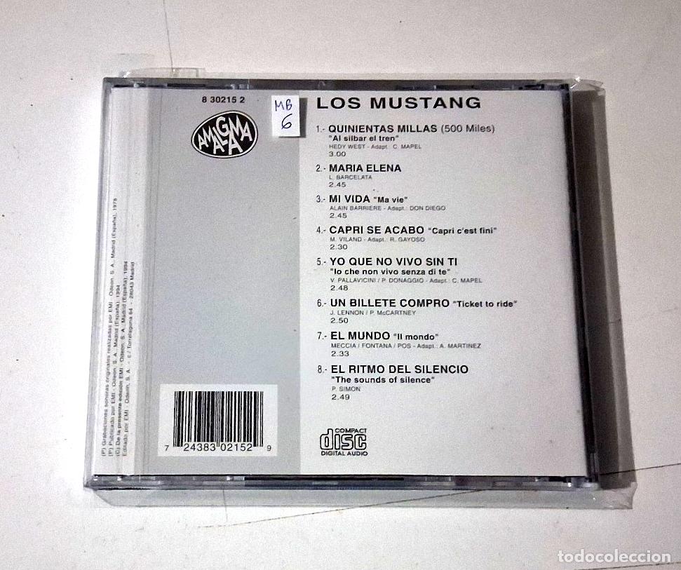 CDs de m&uacute;sica: LOS MUSTANG &rdquo;GRANDES EXITOS&rdquo; CD 8 TRACKS - Foto 2