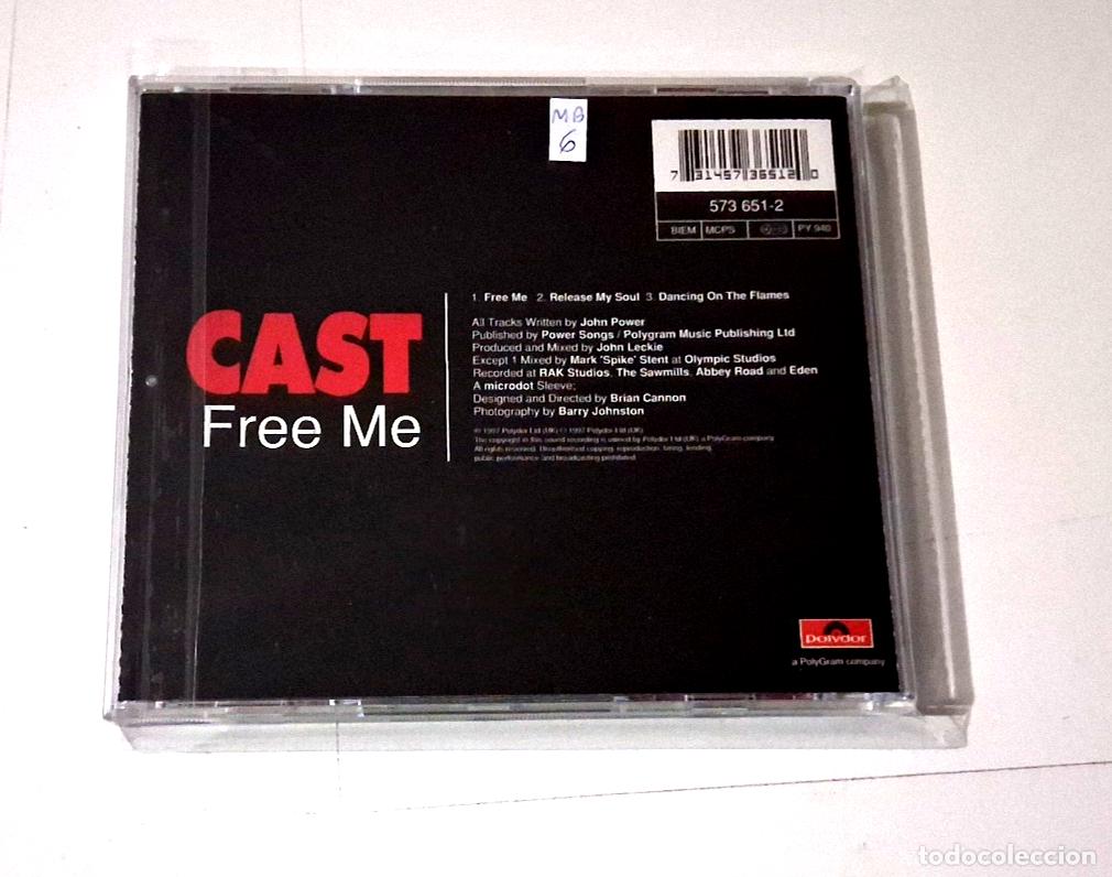 CDs de m&uacute;sica: CAST &rdquo;FREE ME&rdquo; CD 3 TRACKS - Foto 2