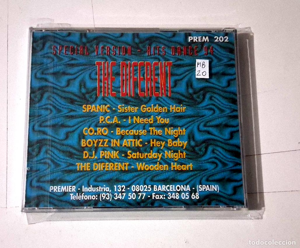 CDs de m&uacute;sica: CD &rdquo;SPECIAL VERSION THE DIFERENT HITS DANCE 94&rdquo; CD 6 TRACKS - Foto 2