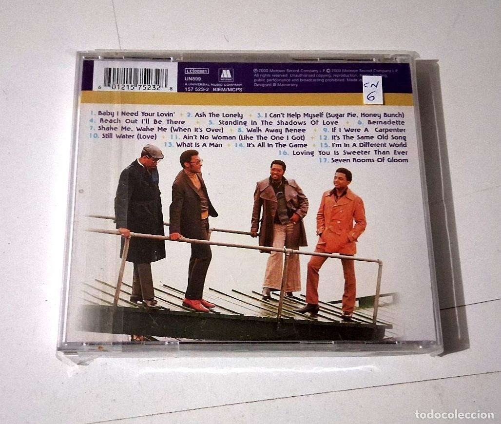 CDs de m&uacute;sica: FOUR TOPS &rdquo;CLASSIC&rdquo; CD 17 TRACKS COMO NUEVO - Foto 2