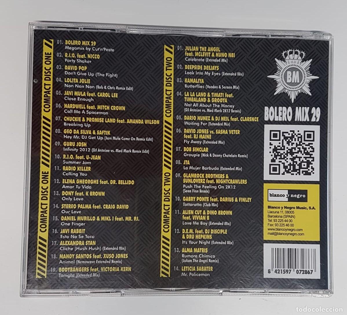 CDs de m&uacute;sica: Bolero Mix 29 (2xCD) - Foto 2