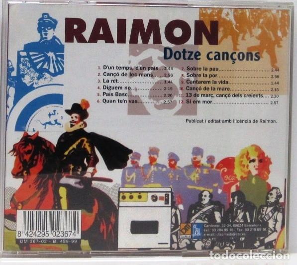 CDs de m&uacute;sica: RAIMON - DOTZE CAN&Ccedil;ONS - CD - Foto 2