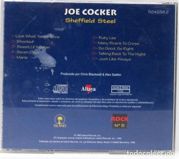 CDs de m&uacute;sica: JOE COCKER - SHEFFIELD STEEL - CD - Foto 2