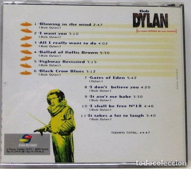 CDs de m&uacute;sica: BOB DYLAN - 11 GRANDES EXITOS EN VERSION ORIGINAL - CD - Foto 2